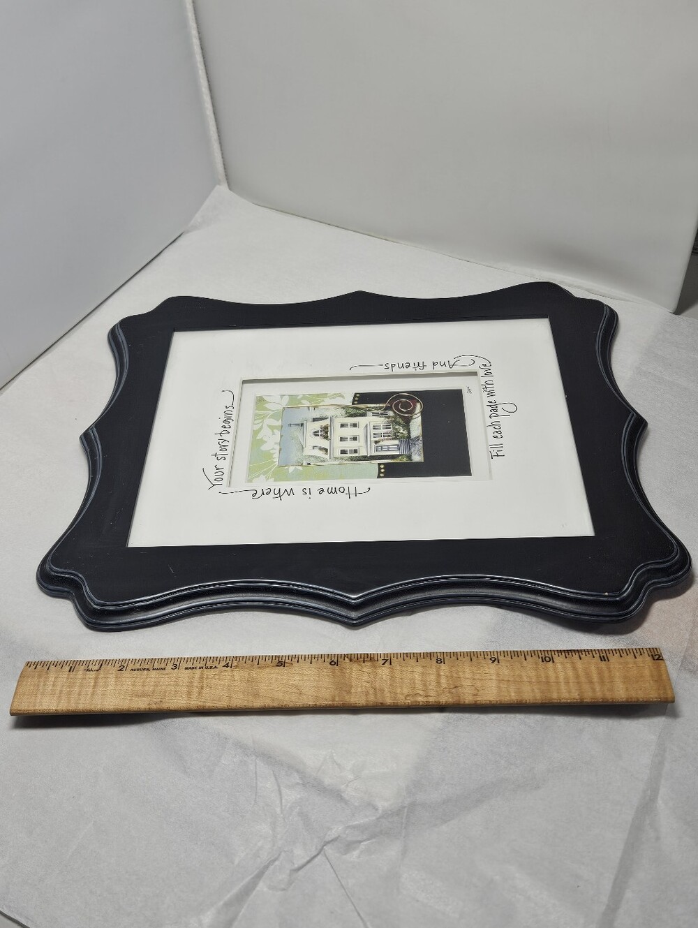 Julie Goodin Calligraphy & Mixed Media Art Artist Print Picture Home is Where... - Picture 5 of 6